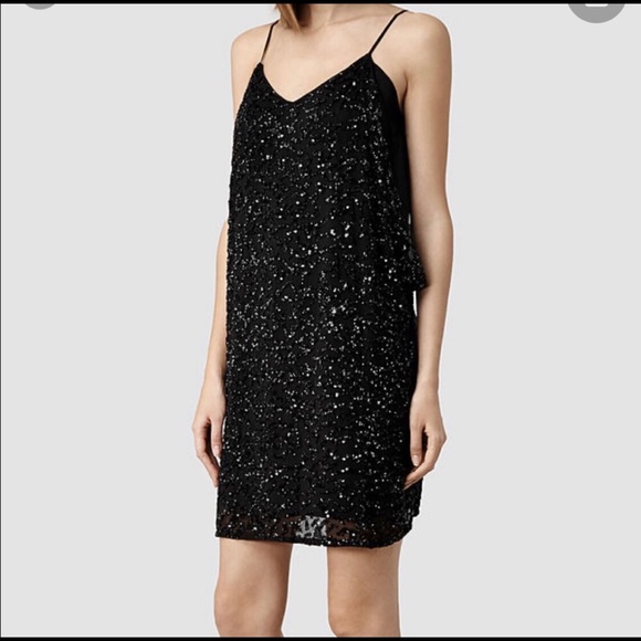 All Saints | Dresses | New All Saints Hand Embellished Elixir Dress |  Poshmark